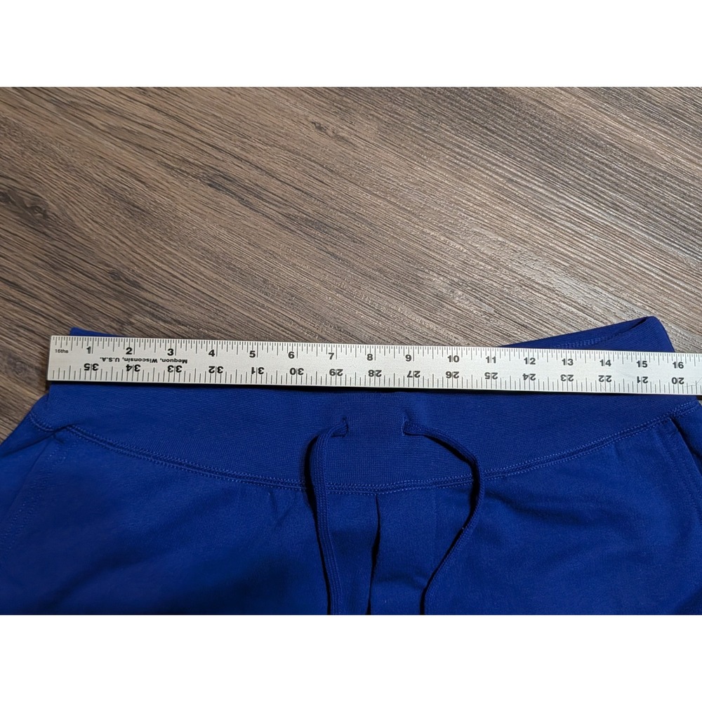 Polo Ralph Lauren Script Logo Fleece Jogger Sweatpants Mens Large Royal Blue Red - Picture 7 of 7